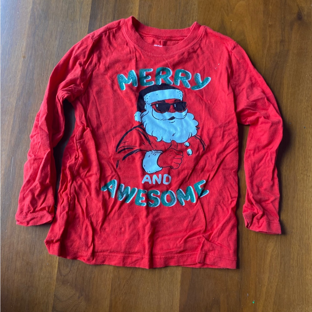 3T Santa Shirt